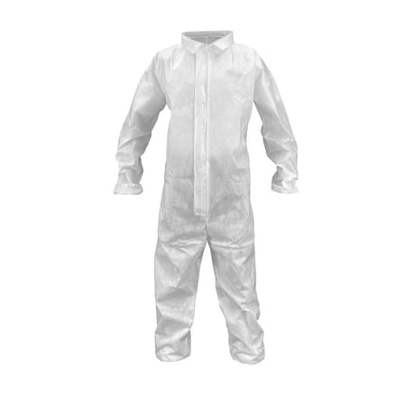 Sas Safety SMS Breathable Hooded/Booted Coverall - Large 6973